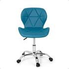 Kit Escrivaninha Hairpin Preta Com Cadeira De Escritório Eiff