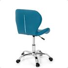 Kit Escrivaninha Hairpin Preta Com Cadeira De Escritório Eiff