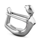 Kit Escultura Decorativa Yoga Em Porcelana Prata - D'rossi