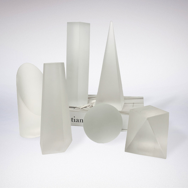 Kit Esculturas Decorativas Em Formas Geométricas