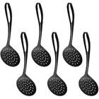 Kit Escumadeira Espumadeira Para Cozinha Plástico Nylon 6 Peç