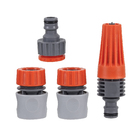 Kit Esguicho Plástico 1 Jato Laranja Tramontina