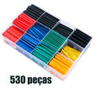 Kit Espaguete Tubo Retrátil Isolante Exbom Jogo 530 Peças