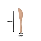 Kit Espátulas De Bambu Gratidão Família Conjunto Facas De Bam