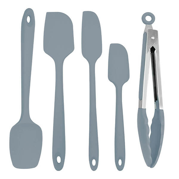 Kit Espatulas De Silicone Linha Profissional C Pegador Inox C