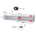 Kit Espelheira Genova Prateleira Porta Itens Banheiro Rack Su