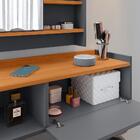 Kit Espelheira Prateleira Porta Itens Banheiro Rack Suspenso