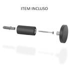 Kit Espelho Decorativo Adnet Preto 20 E 30 Cm Alça Preta Redo