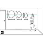 Kit Espelho Decorativo Orgânico Freijó 35x50, 50x64 E 64x77 C