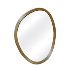 Kit Espelho Decorativo Orgânico Freijó 35x50, 50x64 E 64x77 C