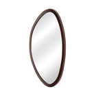 Kit Espelho Decorativo Orgânico Tabaco 58x70 E 43x58 Cm Marrom