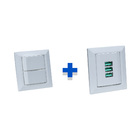 Kit Espelhos De Tomadas Duplo Chanf 3 Usb 5.2a 2 Interrup Pre