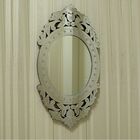 Kit Espelhos Decorativos Venezianos  Pegui Luca 3 Peças Prata