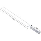 Kit Espeto Duplo Aço Inox 4 Peças Com Cabo Em Alumínio