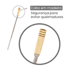 Kit Espeto Simples 6 Peças Inox 70cm - Gudim