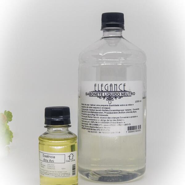 Kit Essência Insp Any Ani 100ml + Sabonete Liquido Neutro 1l