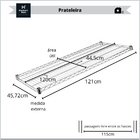 Kit Estante Cabideiro De Aço 5 Prateleiras Cromada Aramada 12