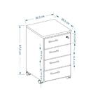 Kit Estante E Mesa Computador - Branco