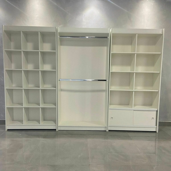 Kit Estante Expositora Multiuso Branco 185X276X32Cm - Deep