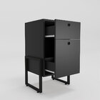 Kit Estante Multiuso E Mesa Para Computador Porto 120 Cm Com