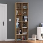 Kit Estante Para Livros Com 12 Nichos 221cmx148cm Caracol Cas