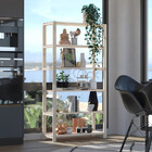 Kit Estante Prateleira Multiuso Madeira Pinus Decorativa Ajl