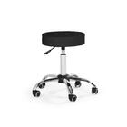 Kit Estética Com Banco Mocho E Carrinho Organizador - Preto