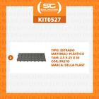 Kit - Estrado Plástico (2 Un) 2,5x25x50 Preto - Della Plast