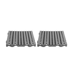 Foto de Kit - Estrado Plástico (2 Un) 4,5x50x50 Cinza - Della Plast