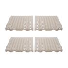 Kit - Estrado Plástico (4 Un = 1m²) 4,5x50x50 Natural - Della