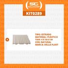Kit - Estrado Plástico (4 Un = 1m²) 4,5x50x50 Natural - Della