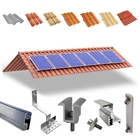 Kit Estrutura Fixador Linha C 1,20m Para 06 Placas Painel Sol