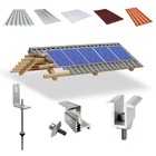 Kit Estrutura Suporte Fixador Linha C P/ 05 Placas Solar Alum