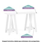 Kit Estudo Mesa Cavalete E Estante Imaginare - Branco
