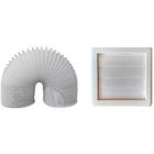 Kit Exaustor Axial "- B5  20wx5"x150 M³/h - 120mm - 127v