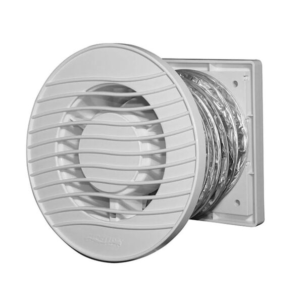 Kit Exaustor Para Banheiro Mega 34 6” - Bivolt