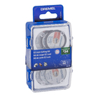 Kit Ez-Lock Para Cortar 11 acessórios Dremel