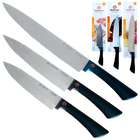 Kit Facas 6" 8" E 10" Official Knife Gastronomie Masterchef