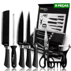 Kit Facas Premium - 8 Peças Churrasco