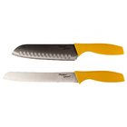 Kit Facas Prime - 6 Peças Amarela Blister