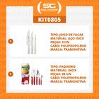 Kit - Faqueiro Premium 3 Peças + 1 Faqueiro 30 Peças Ipanema