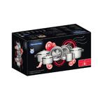 Kit - Faqueiro Premium 3 Peças + 1 Jogo De Panelas Inox Solar