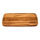 Kit - Faqueiro Premium 3 Peças + Tábua 49x28 + Chaira + Moedo