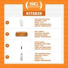 Kit - Faqueiro Premium 3 Peças + Tábua 49x28 + Chaira + Moedo