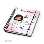 Kit Farmacêutica Feminino Caneca Almofada E Agenda - Preto Ca