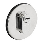 Kit Fechadura Lingueta + Euro Cilindro F70ad 70mm + Roseta Re