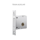 Kit Fechadura Rolete E Trava Tetra 800 Roseta Quadrada Stam