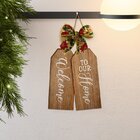 Kit Feliz Natal Enfeites De Árvore E Placa De Porta