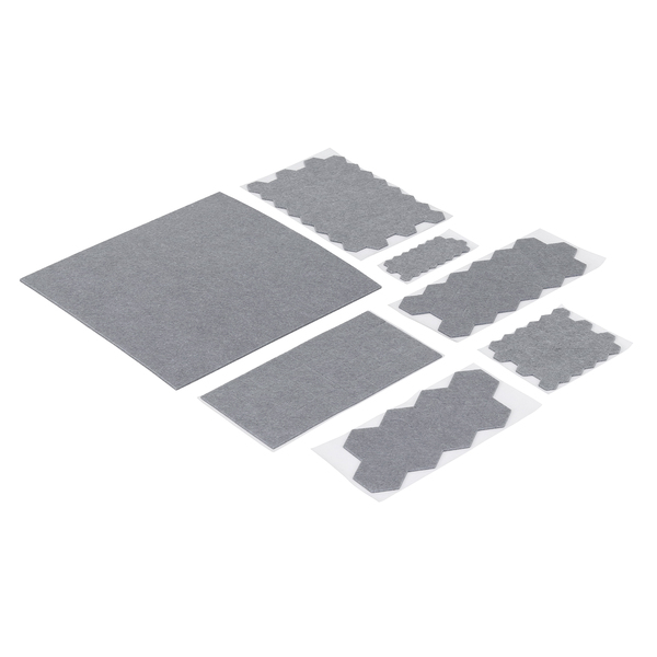 Kit Feltro Diversos para Móveis Cinza 175 Peças