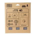 Kit Feltro Diversos para Móveis Cinza 175 Peças